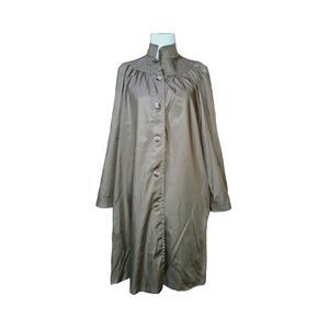 Long Brown Button Up Dress